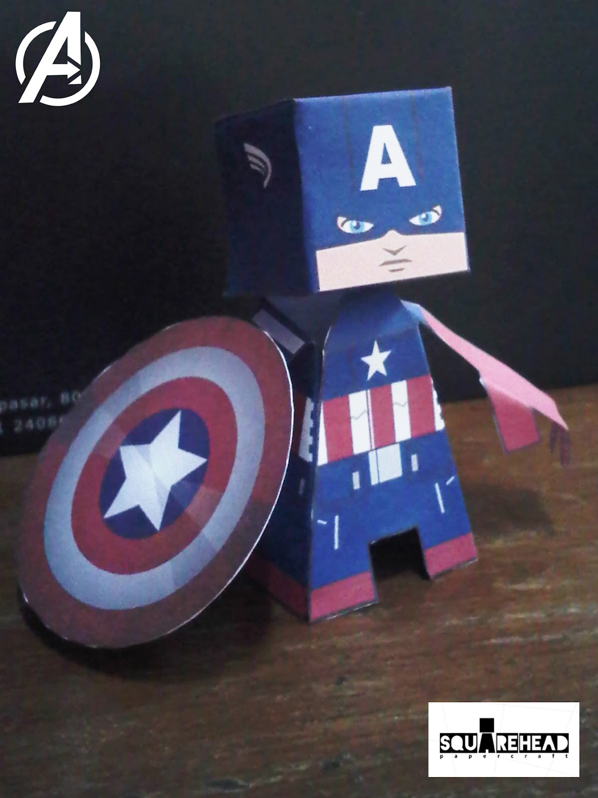 Papercraft: Captain America : The Avengers Movie Version Papercraft